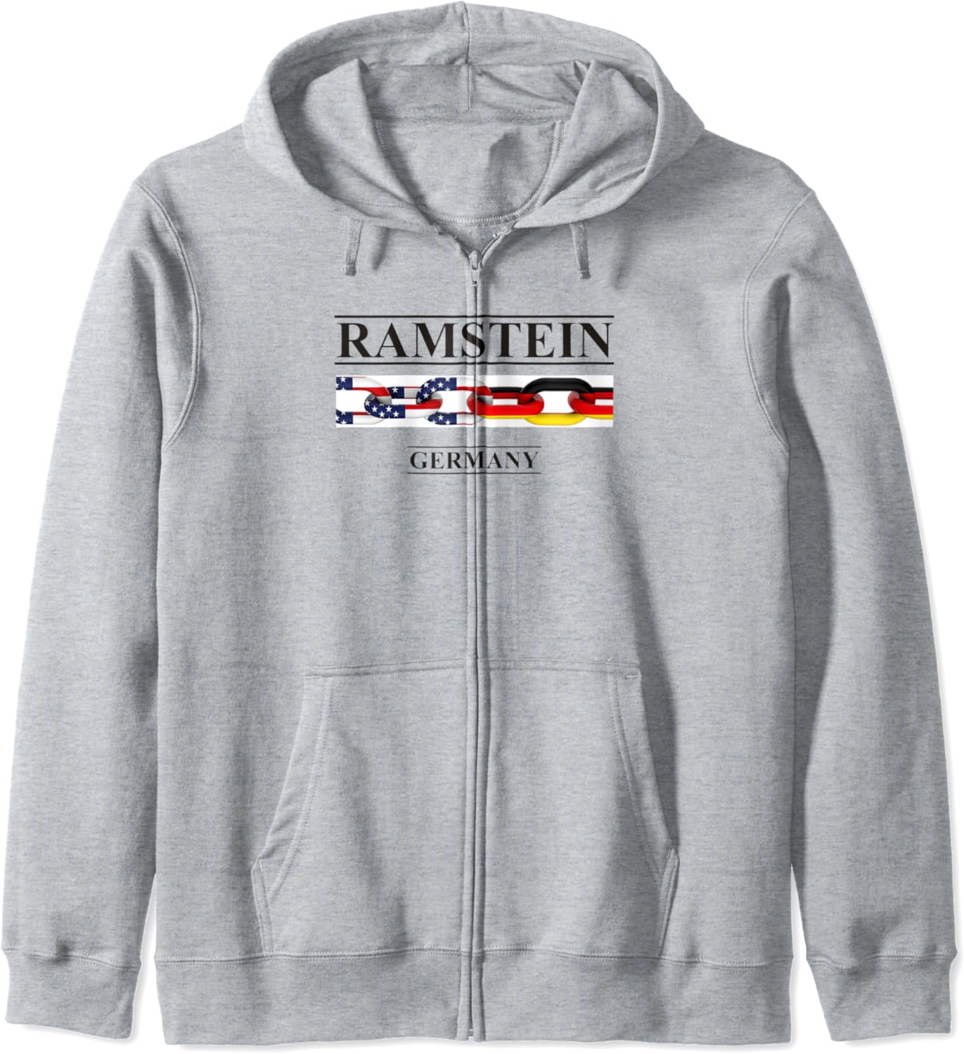 RAMSTEIN GERMANY Zip Hoodie Clothing, Shoes & Jewelry